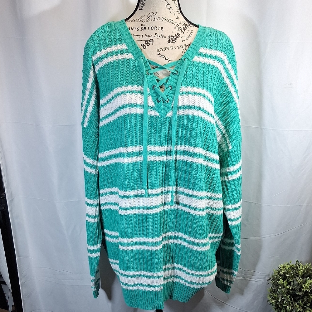 Northcrest Turquoise Knit Top